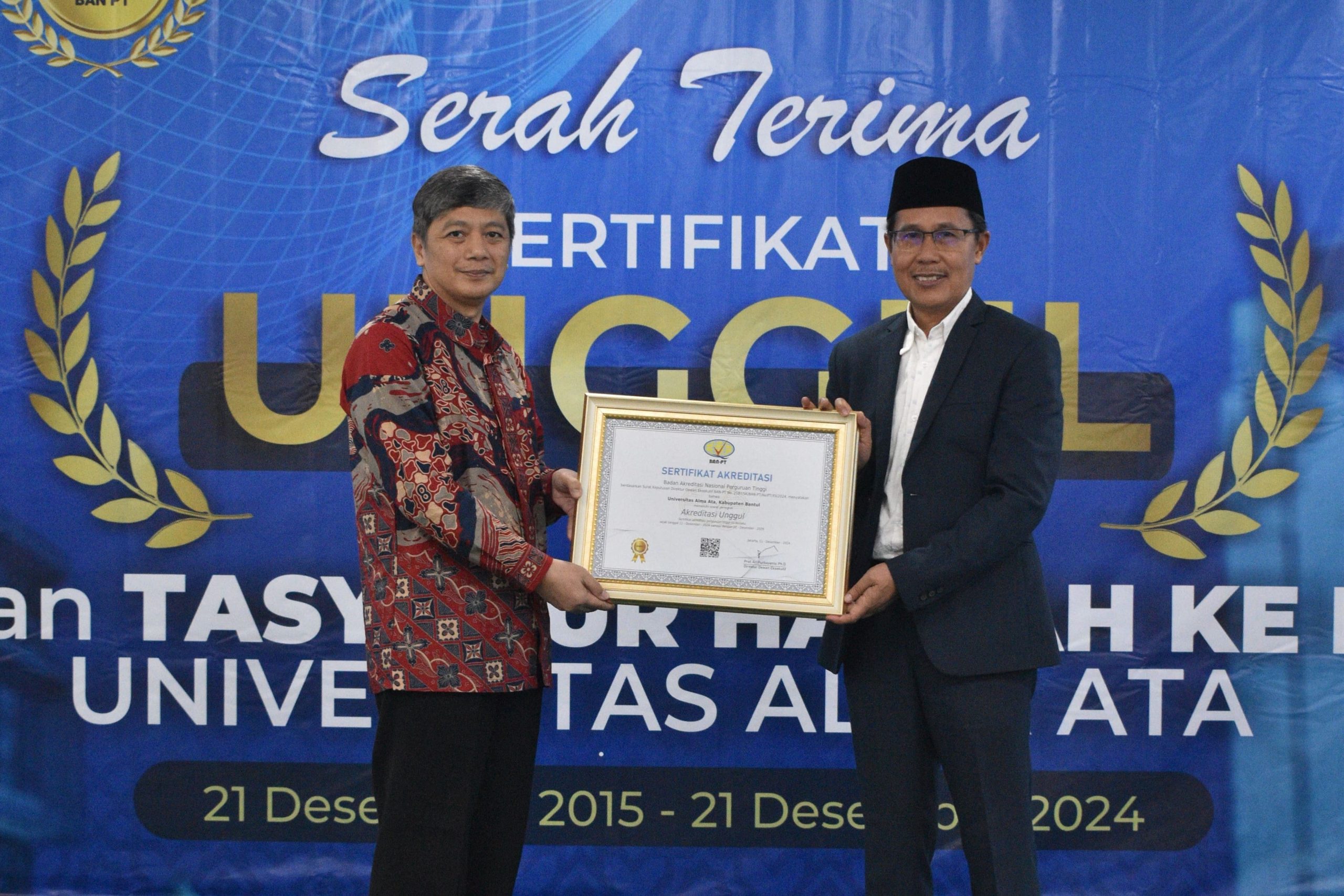 Universitas Alma Ata raih akreditasi unggul