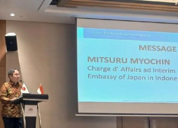 Mahasiswa dan alumni penerima beasiswa Jepang mengikuti kegiatan yang membahas peran pendidikan dalam memperkuat hubungan Indonesia dan Jepang melalui kerja sama akademik serta pertukaran budaya.
