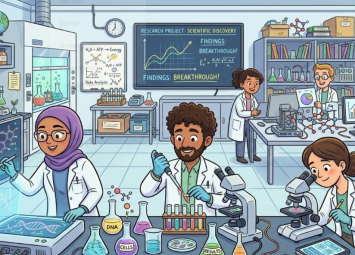 Aktivitas peneliti di laboratorium BRIN dalam pengembangan riset dan inovasi sebagai bagian dari penyusunan Peta Jalan Riset Nasional 2045 untuk mendukung industrialisasi Indonesia.