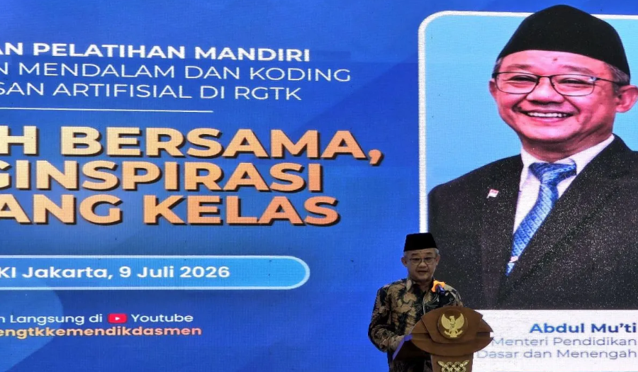 Menteri Pendidikan Dasar dan Menengah Abdul Mu'ti menyampaikan penguatan implementasi pembelajaran deep learning melalui integrasi koding dan kecerdasan artifisial (AI) dalam pendidikan Indonesia.