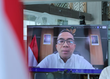 Menteri Pendidikan Tinggi, Sains, dan Teknologi Brian Yuliarto saat meluncurkan Program Aksara Mahasiswa 2026 yang mendorong mahasiswa menghadirkan solusi nyata bagi masyarakat melalui pengabdian berbasis ilmu pengetahuan dan inovasi.